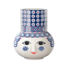 Bjørn Wiinblad Olga Vase H20 cm Blå